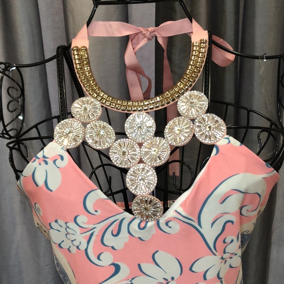 VENUS Embellished Print Top - Picture 3 of 11